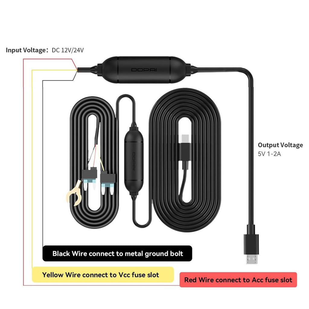 DDPAI Kit Hardwire pour dashcam