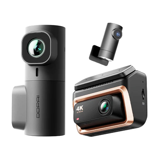 Caméra de voiture 4K Avant/ 2K Intérieur/ 1080p Arrière – DDPAI Z60 Pro 3-Channel Set 4K